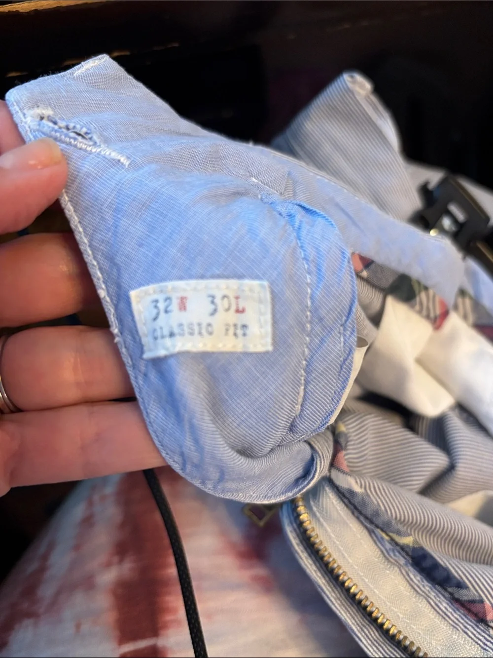 J. Crew Light Blue Seersucker Chinos